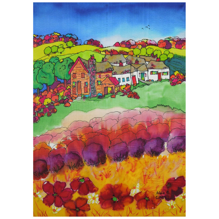 Addie Silk Art - Plein Air Silk Painting in Europe