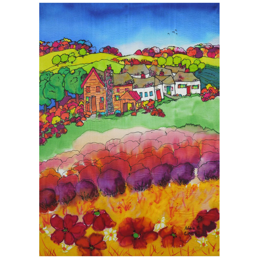 Addie Silk Art - Plein Air Silk Painting in Europe