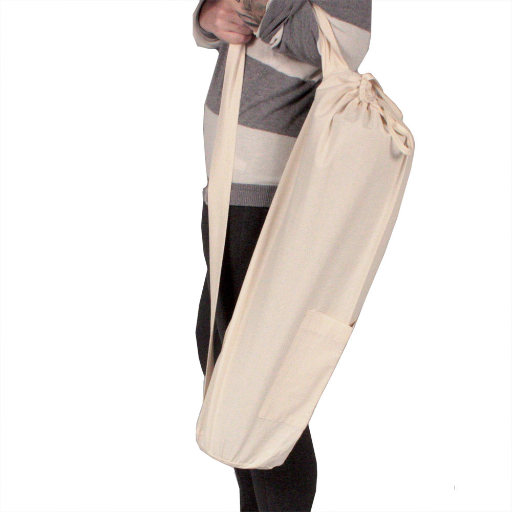 Cotton Blacu Yoga Bag