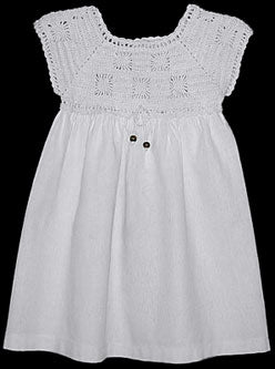 Bolivian Crocheted Dress Style 1: Sunburst