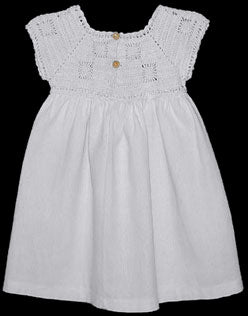 Bolivian Crocheted Dress Style 1: Sunburst