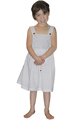 Bolivian Crocheted Dress Style 2: Lattice