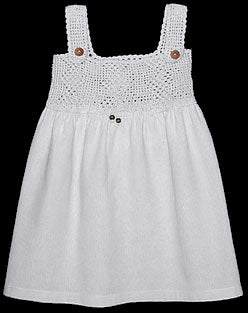 Bolivian Crocheted Dress Style 2: Lattice