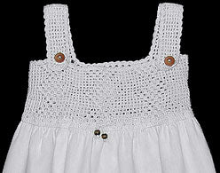 Bolivian Crocheted Dress Style 2: Lattice