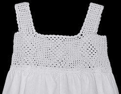 Bolivian Crocheted Dress Style 2: Lattice