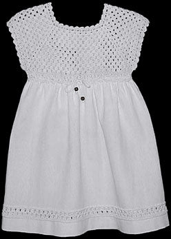 Bolivian Crocheted Dress Style 3: Small Shell
