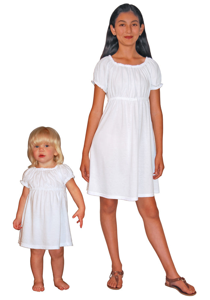 Infant to Girls Peasant Dress