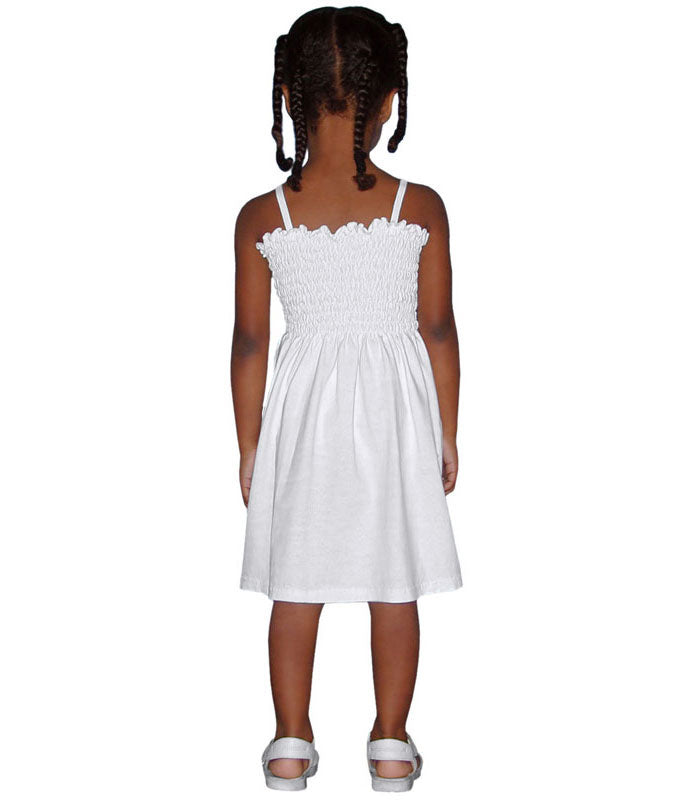 Girl's Smocked Spaghetti Dress