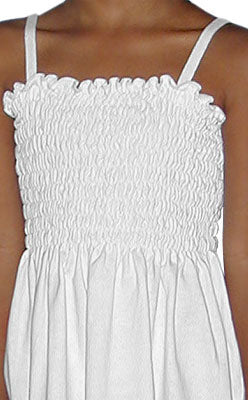 Girl's Smocked Spaghetti Dress