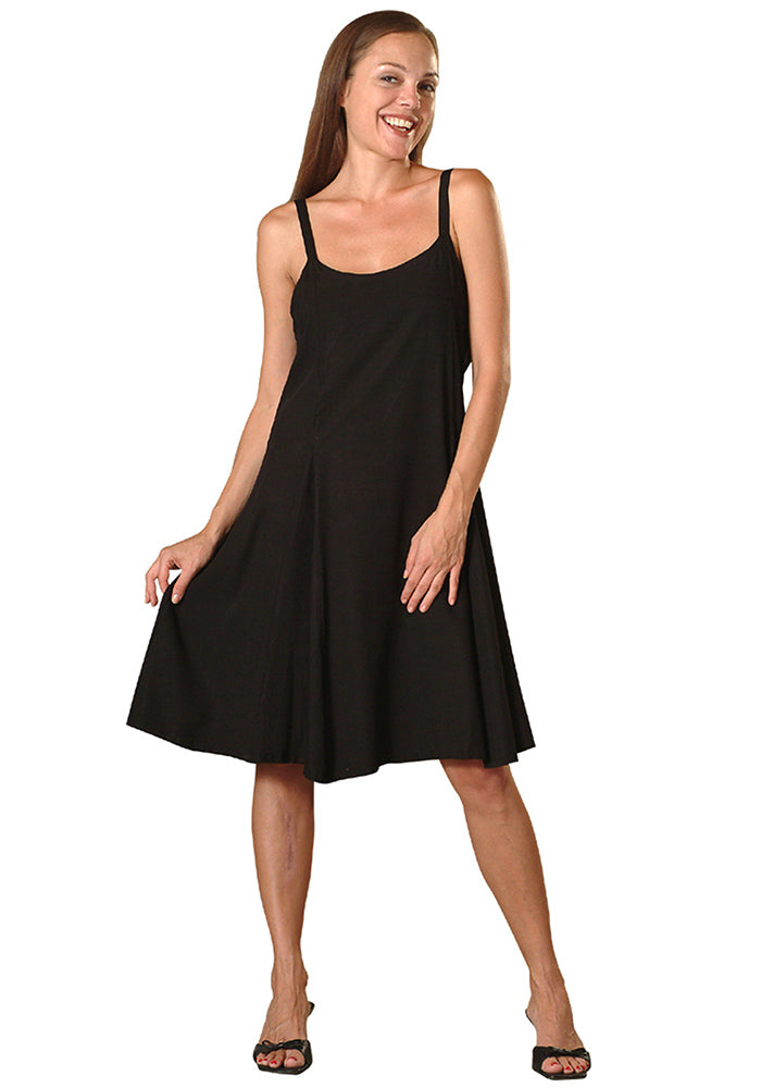 Rayon Short Ribbon Strap Dress