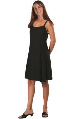 Rayon Short Ribbon Strap Dress