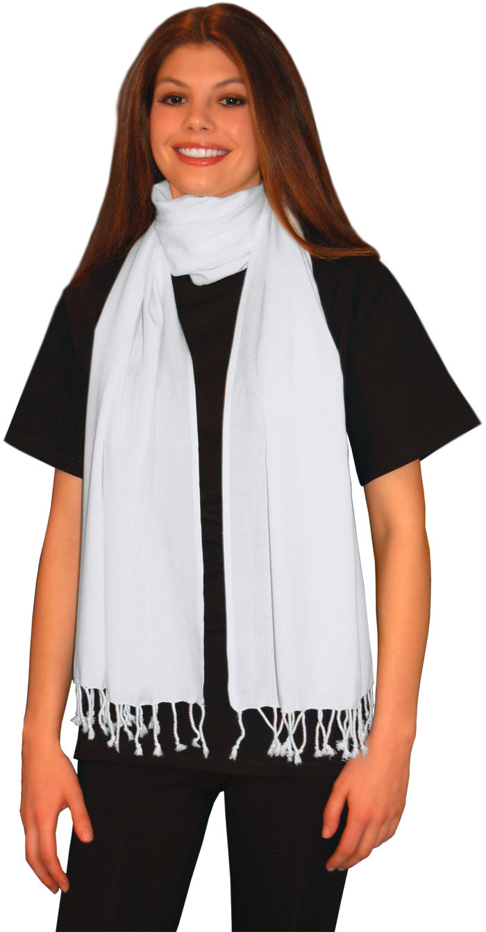 Rayon Scarves with Twisted Fringe