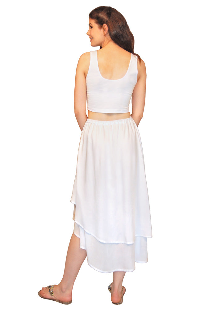 Gauzy 2-Layer Hi-Lo Dancer's Skirt