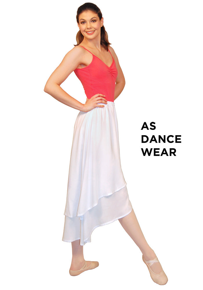 Gauzy 2-Layer Hi-Lo Dancer's Skirt