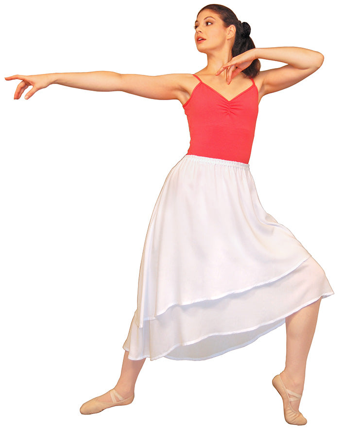 Gauzy 2-Layer Hi-Lo Dancer's Skirt