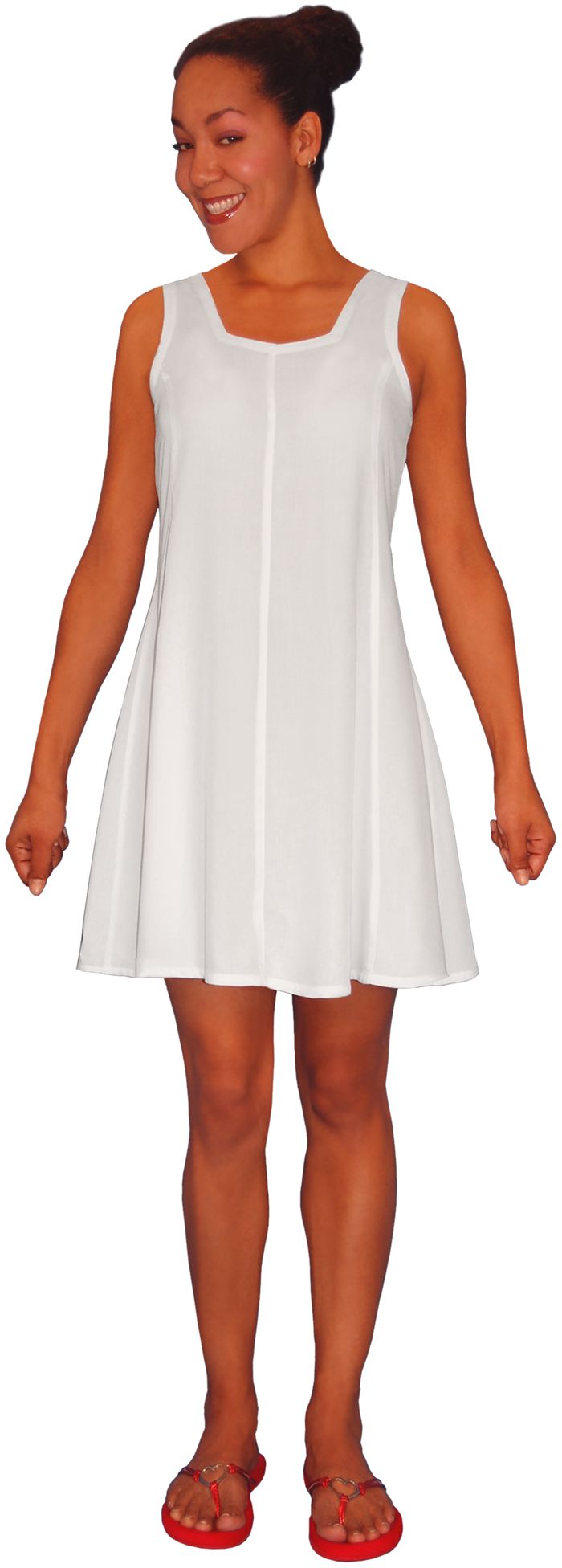 Rayon Short Sleeveless Dress