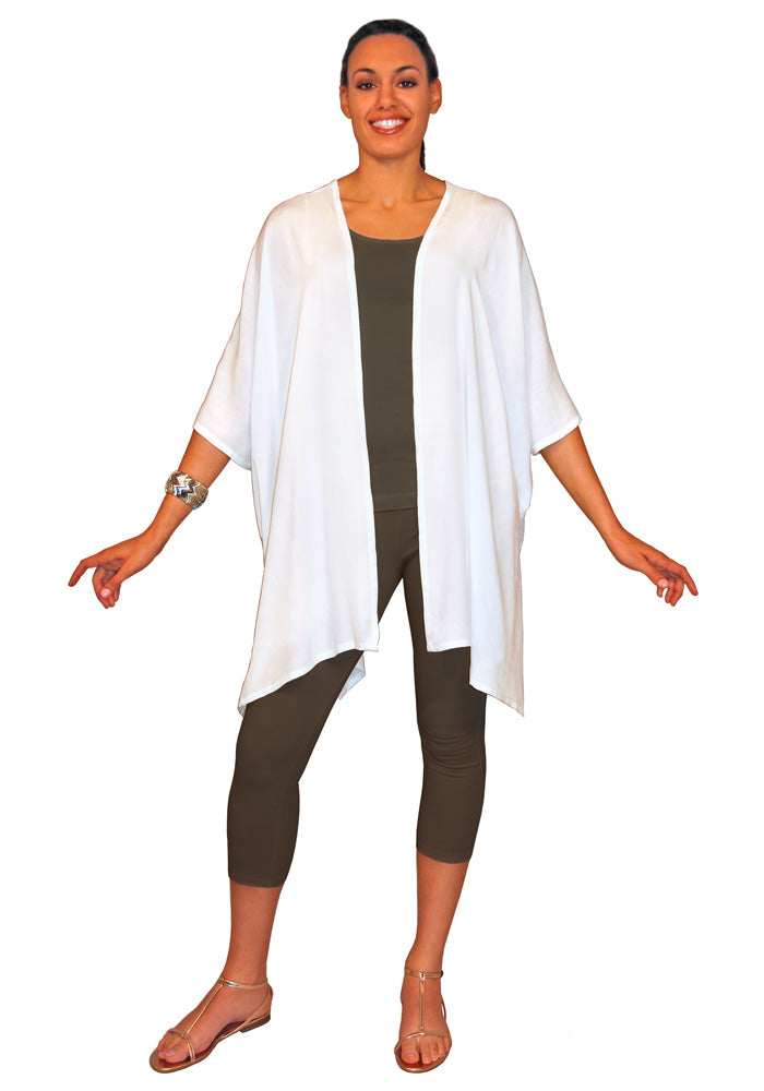 Asymmetric Ruana Jacket