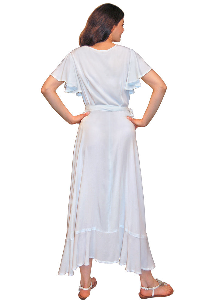 Wrapped Flounce Dress