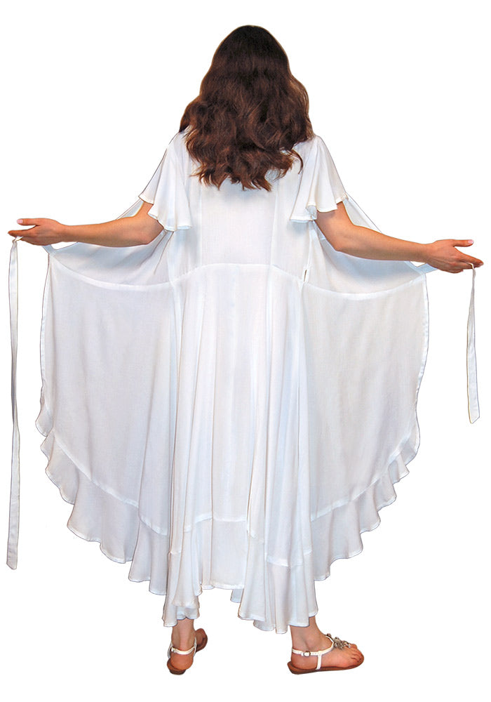 Wrapped Flounce Dress
