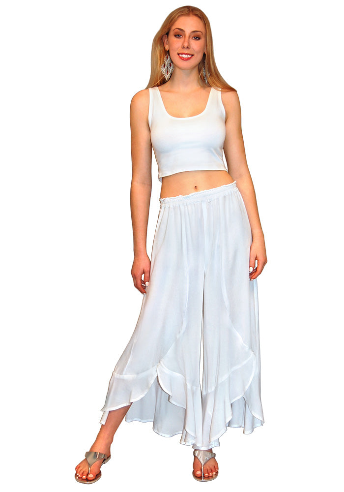 Flared Flounced Pants