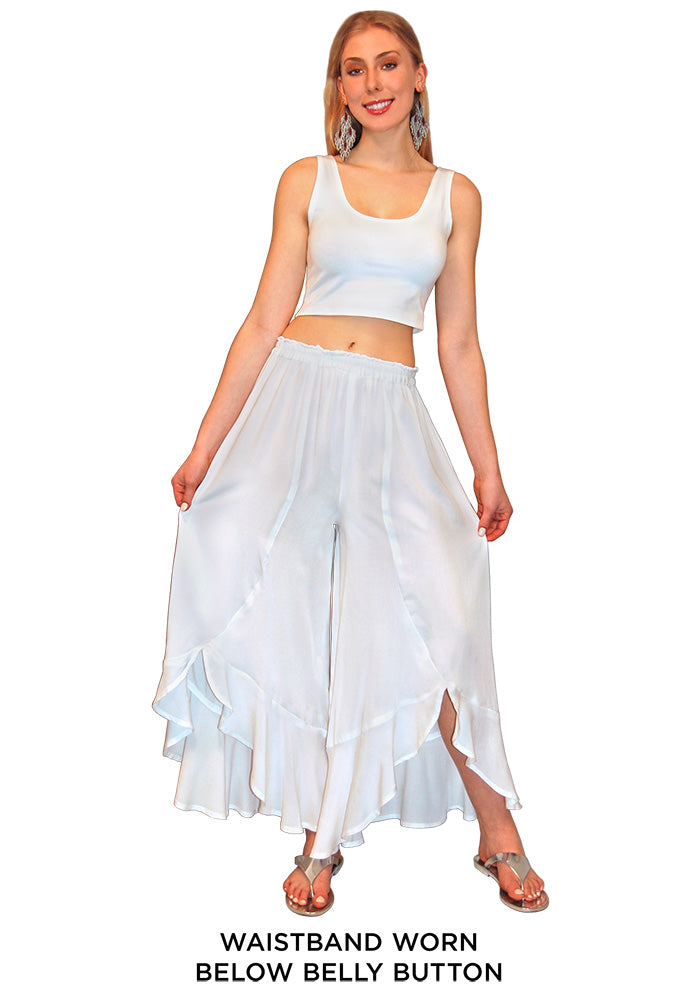 Flared Flounced Pants