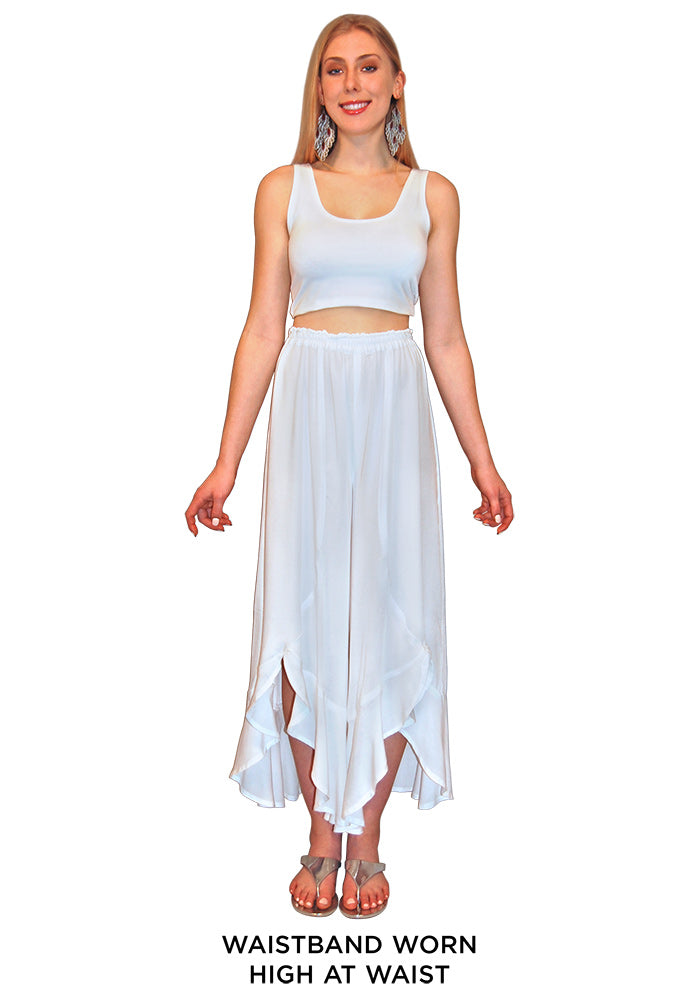 Flared Flounced Pants
