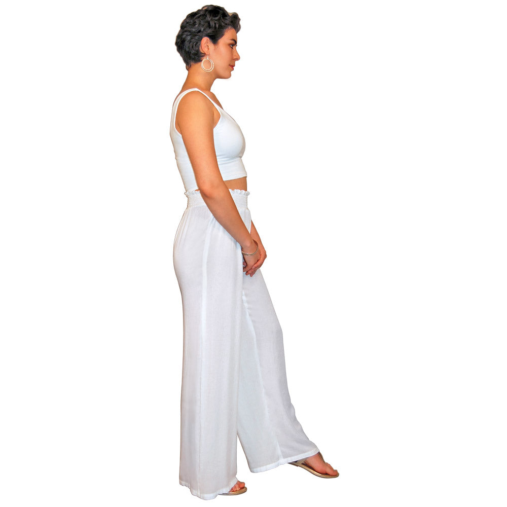 Smocked Waist Pants