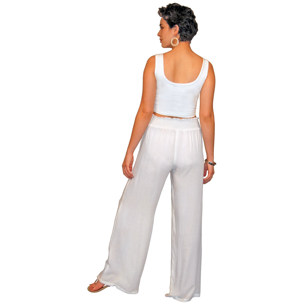 Smocked Waist Pants