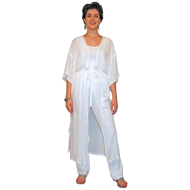 Tie Front Kimono Duster