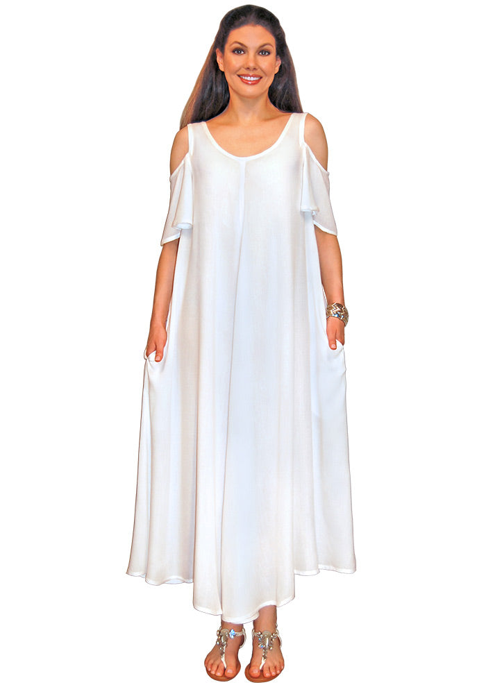 Cold Shoulder Daydream Dress with Pockets