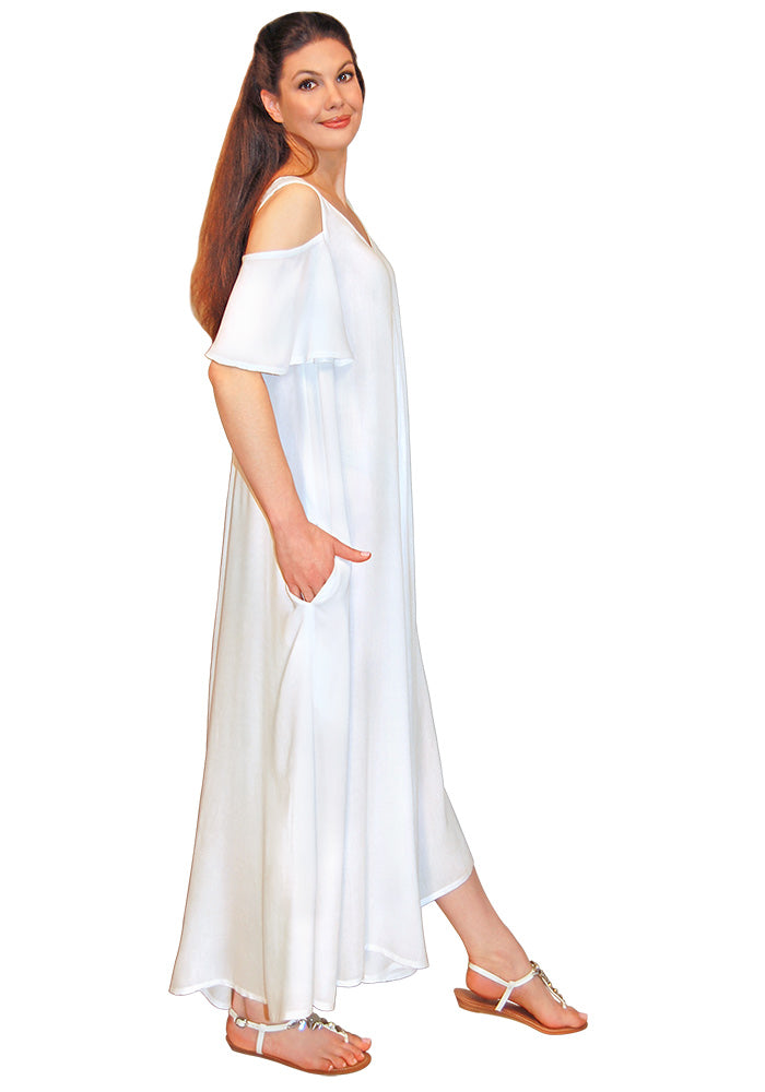 Cold Shoulder Daydream Dress with Pockets