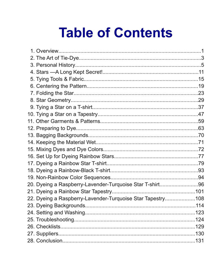 How to Tie-Dye Stars: Tie Dye Secrets Revealed