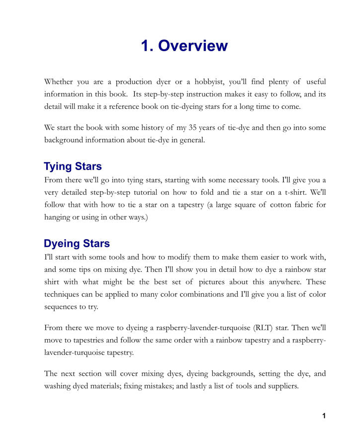 How to Tie-Dye Stars: Tie Dye Secrets Revealed