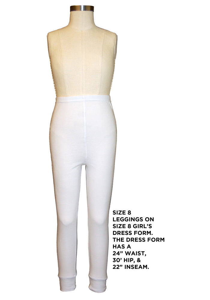 Children's Deluxe Baby Rib Cuffed Leggings