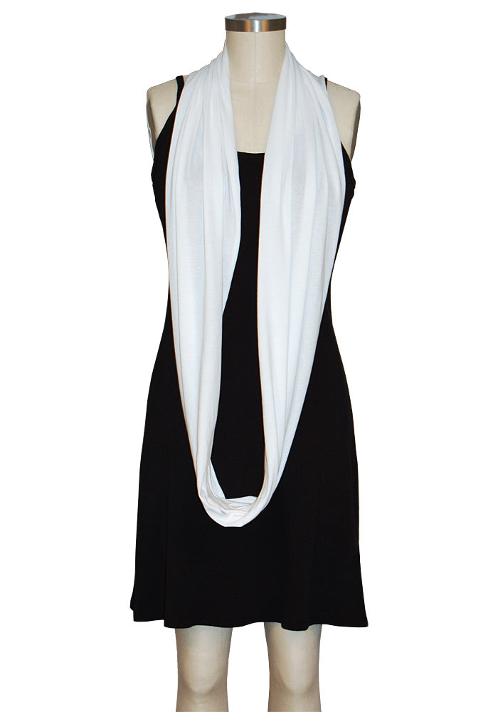 Circle Scarf in Light Jersey