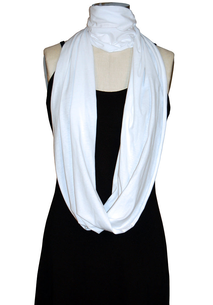 Circle Scarf in Light Jersey