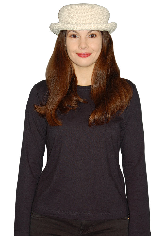 Cotton Yarn Blossom Hat