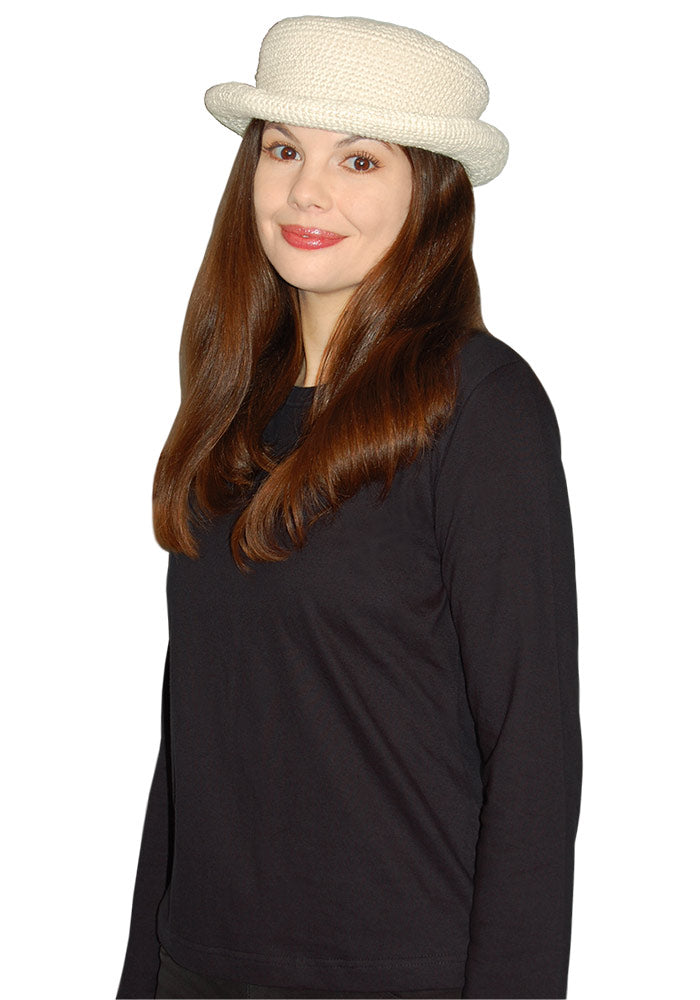 Cotton Yarn Blossom Hat