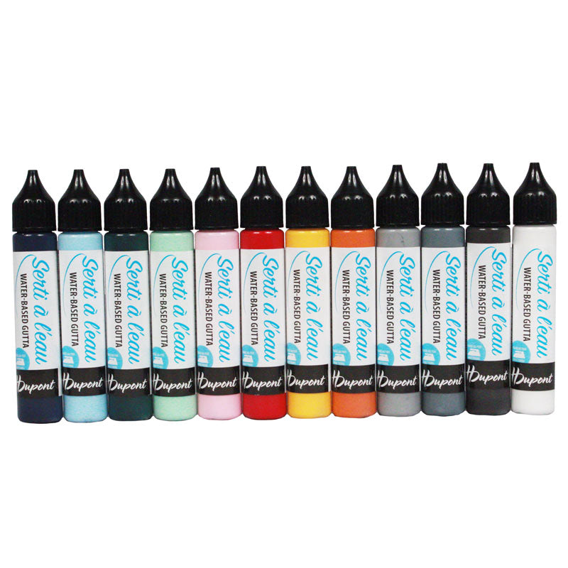 H Dupont Colored Gutta Bottles