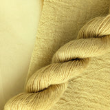 Myrobalan - Terminalia chebula
Dyed examples were done at 50% OWG. We used our Silk Hankies (#SH), our Cotton Bubble Gauze (#CG2-50"), and our Single Sock HT Mini Skeins (#YARN104)