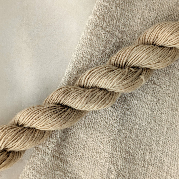 Night Jasmine - Nyctanthes arbor-tristis Dyed examples were done at 50% OWG. We used our Silk Hankies (#SH), our Cotton Bubble Gauze (#CG2-50"), and our Single Sock HT Mini Skeins (#YARN104)