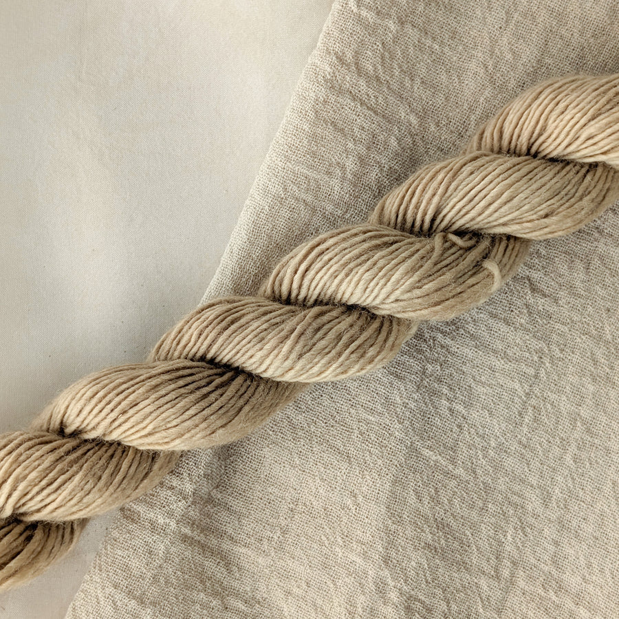 Night Jasmine - Nyctanthes arbor-tristis Dyed examples were done at 50% OWG. We used our Silk Hankies (#SH), our Cotton Bubble Gauze (#CG2-50"), and our Single Sock HT Mini Skeins (#YARN104)