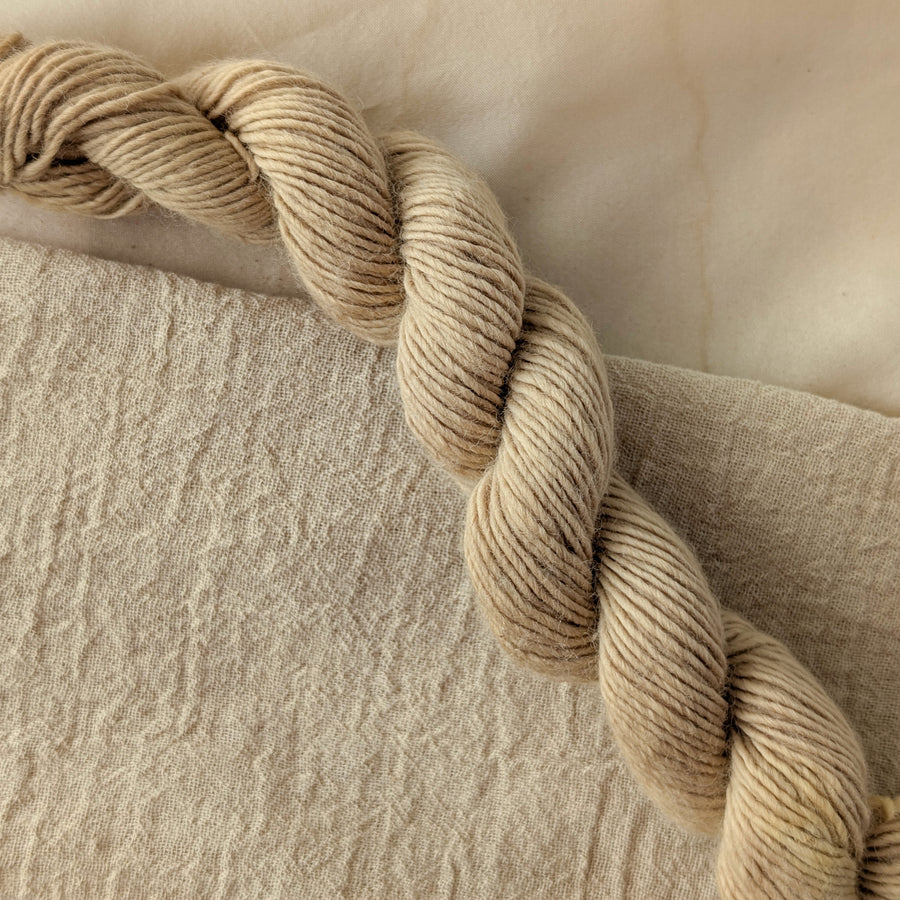 Oak Galls - Quercus infectoria Dyed examples were done at 50% OWG. We used our Silk Hankies (#SH), our Cotton Bubble Gauze (#CG2-50"), and our Single Sock HT Mini Skeins (#YARN104)