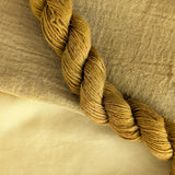Pomegranate Extract - Punica granatum
Dyed examples were done at 50% OWG. We used our Silk Hankies (#SH), our Cotton Bubble Gauze (#CG2-50"), and our Single Sock HT Mini Skeins (#YARN104)