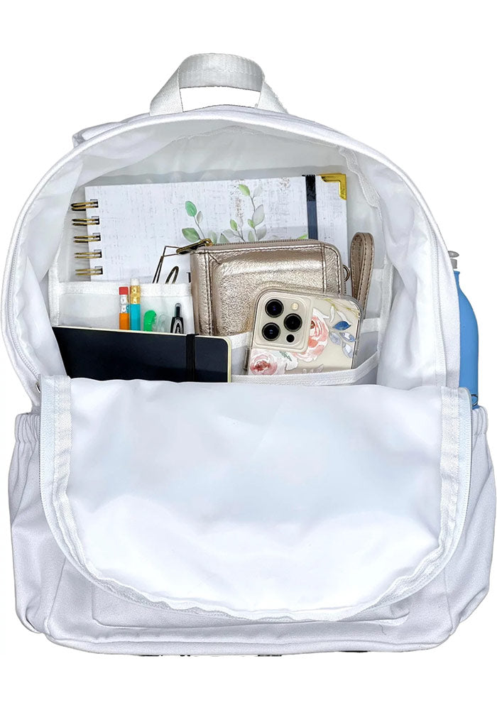 Double Pocket Canvas Backpack