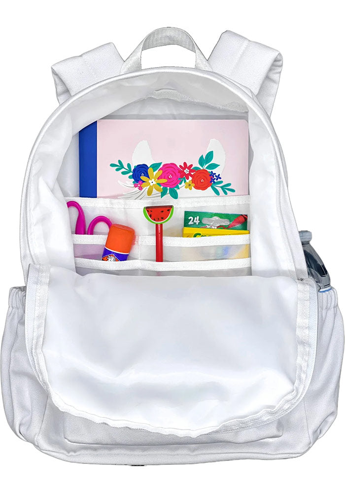 Double Pocket Canvas Backpack