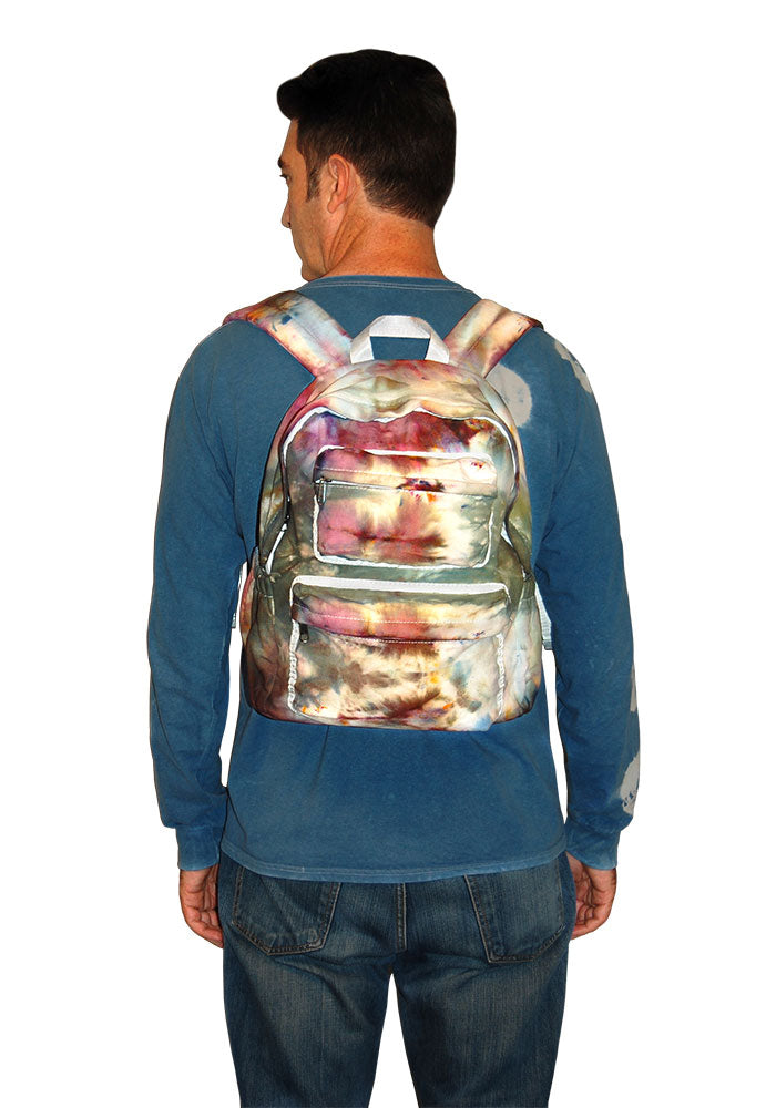 Double Pocket Canvas Backpack