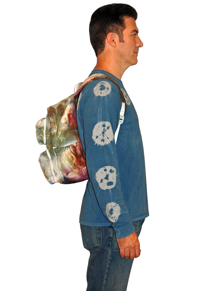 Double Pocket Canvas Backpack