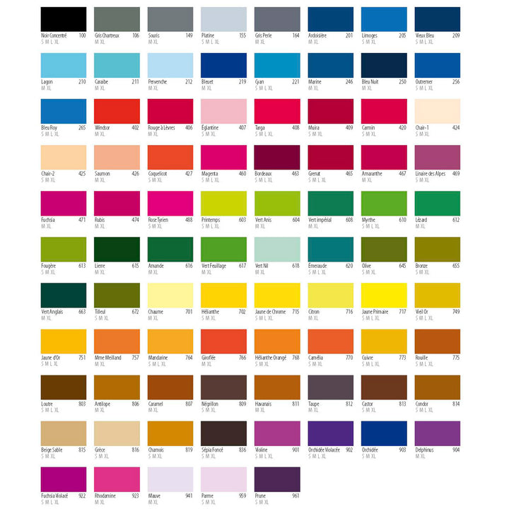 Newest Color Chart