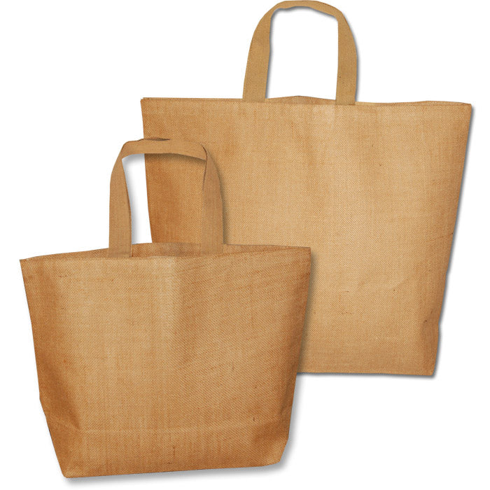 Jute Beach Bag with Cotton Lining
